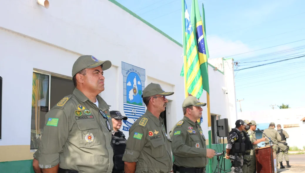 Mudança de comando do Batalhão de Luís Correia