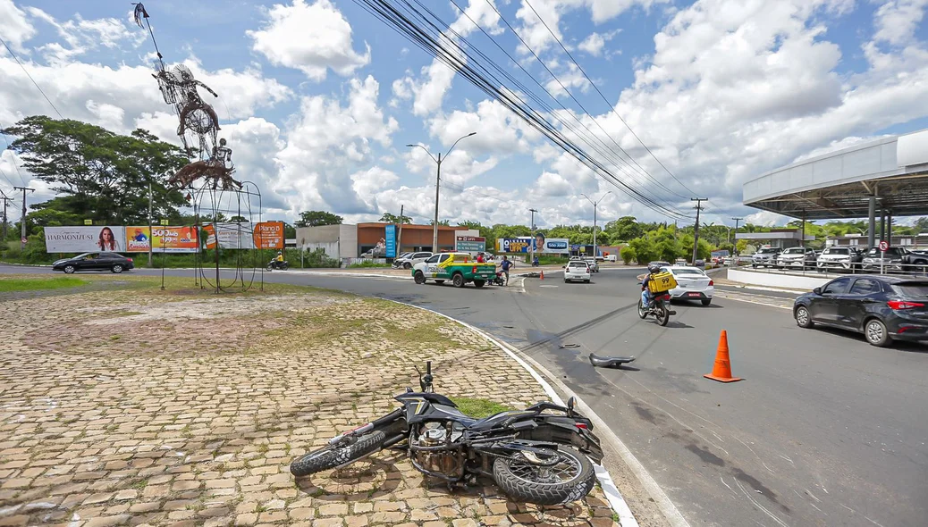 O acidente aconteceu na zona leste de Teresina