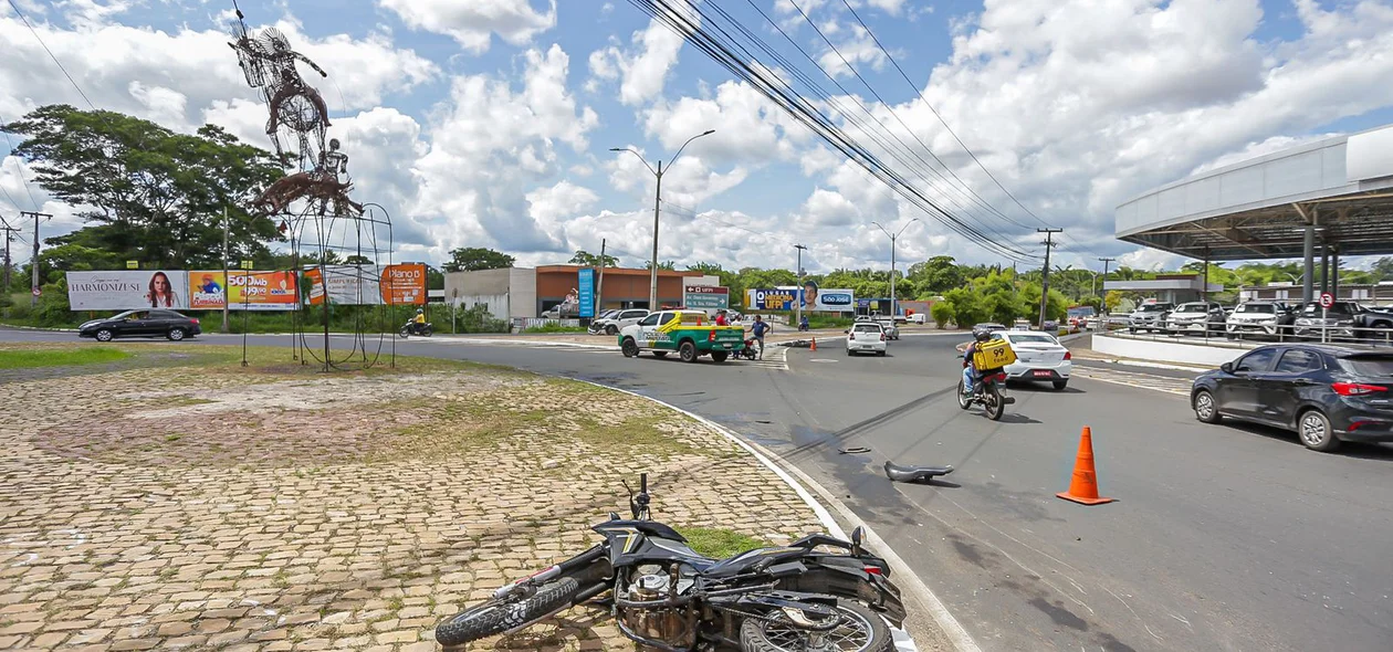 O acidente aconteceu na zona leste de Teresina