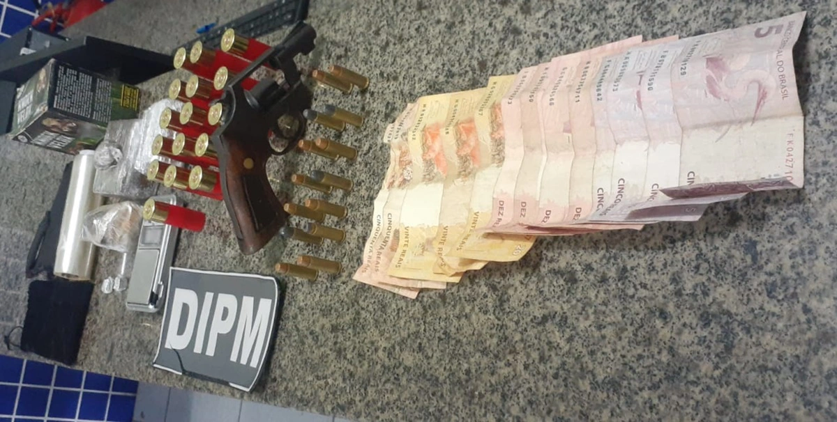 Objetos que estavam em posse do homem