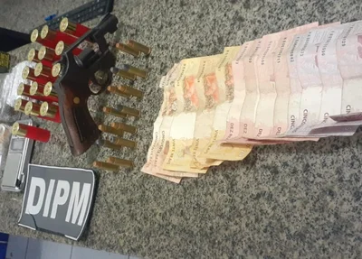 Objetos que estavam em posse do homem