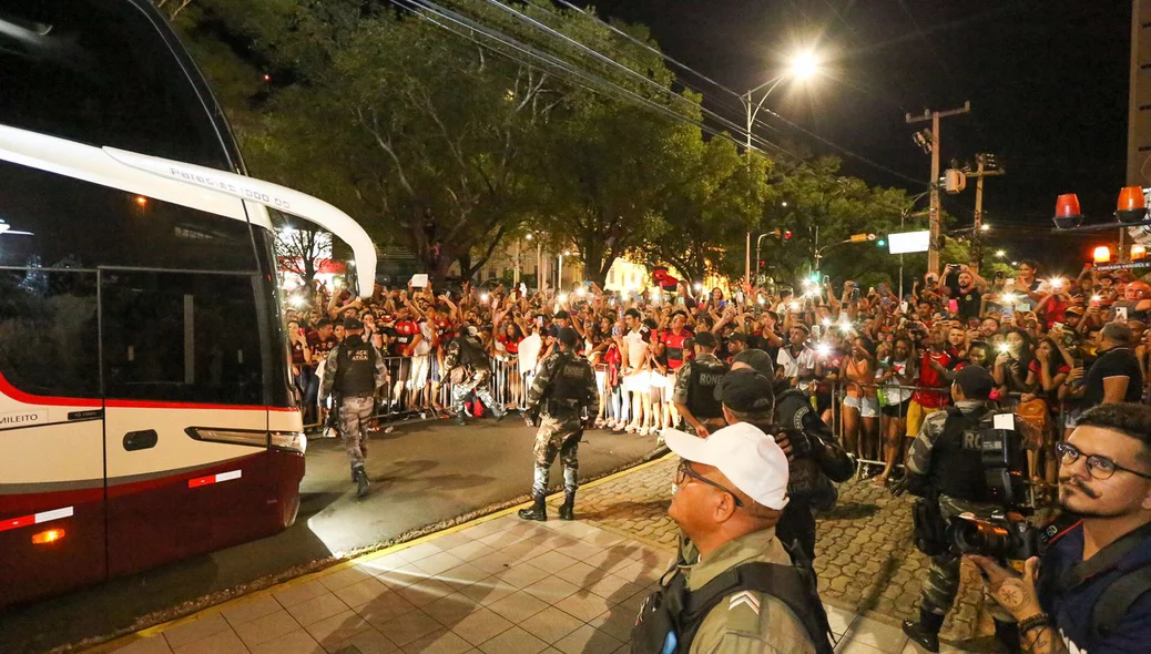 Ônibus chegando