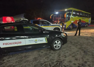 Operação da ANTT apreende três ônibus no Piauí
