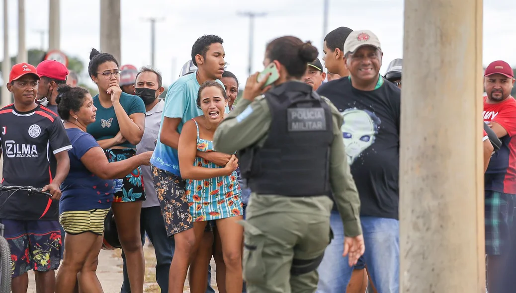 Parentes da vítima que morreu no acidente