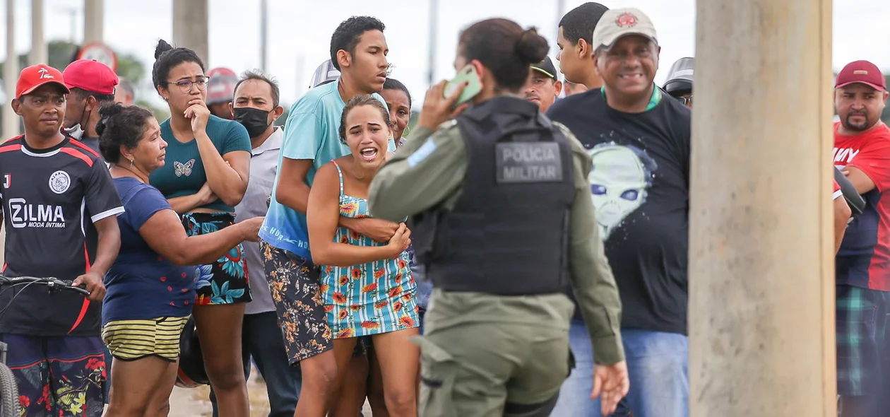 Parentes da vítima que morreu no acidente