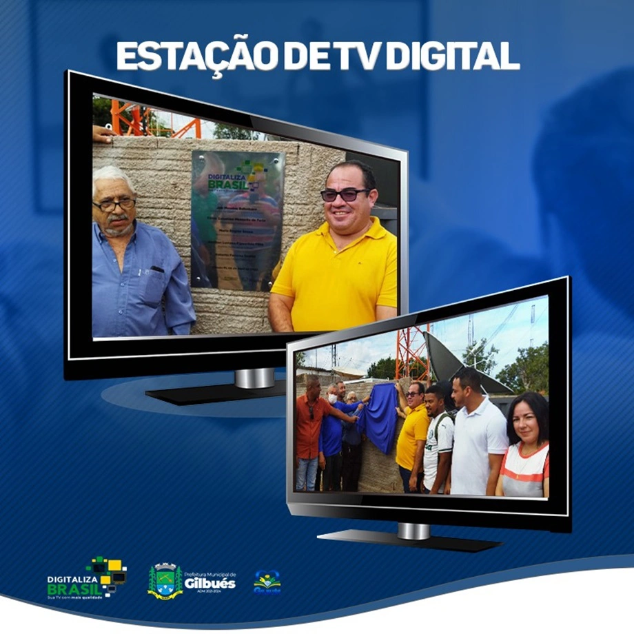 Prefeito Amiltinho inaugura estação de TV Digital em Gilbués