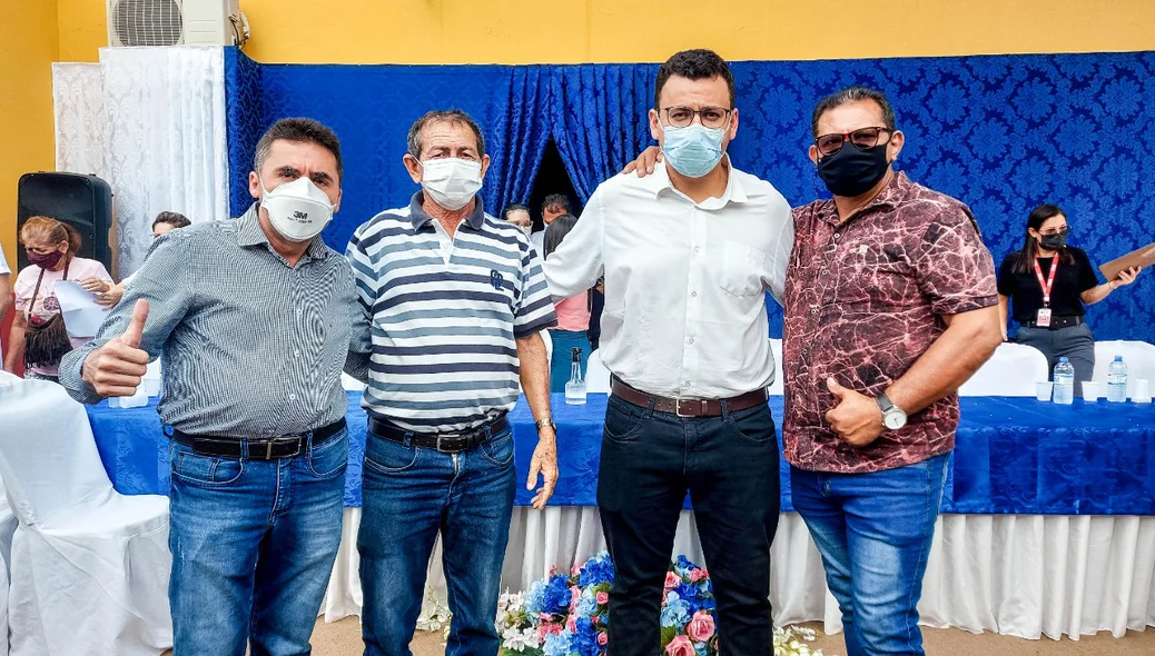 Prefeito de Cocal, Nonatinho do Sindicato recebeu lideranças durante o multirão