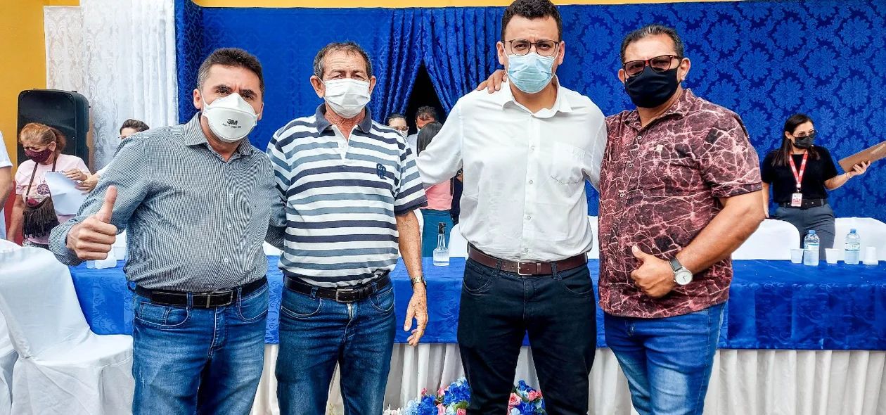 Prefeito de Cocal, Nonatinho do Sindicato recebeu lideranças durante o multirão
