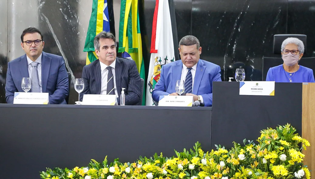 Presentes na solenidade