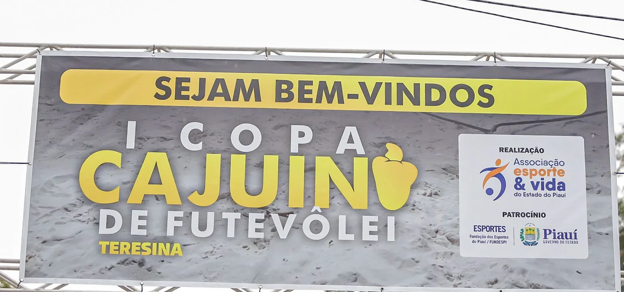 Primeira copa cajuina de futevôlei