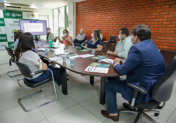 Reunião na Sesapi