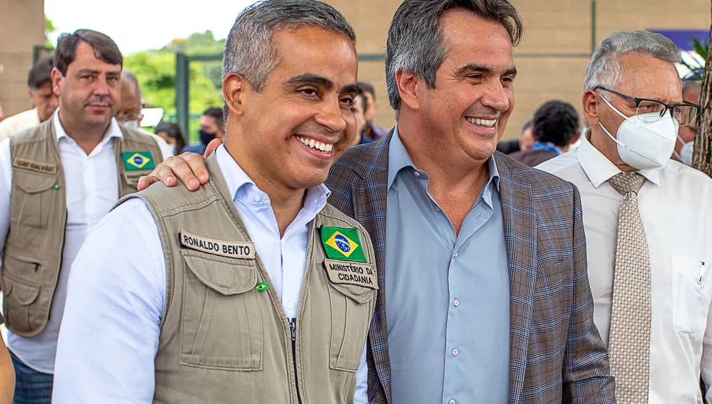 Ministros Ronaldo Bento e Ciro Nogueira