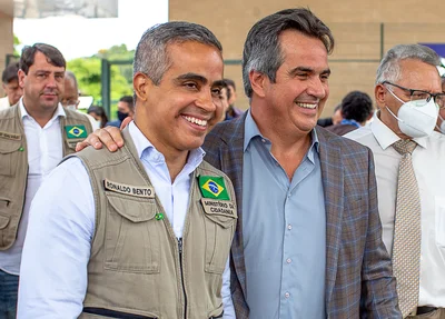 Ministros Ronaldo Bento e Ciro Nogueira