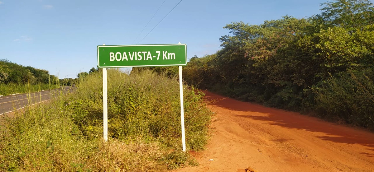 Sinalização nas estradas vicinais