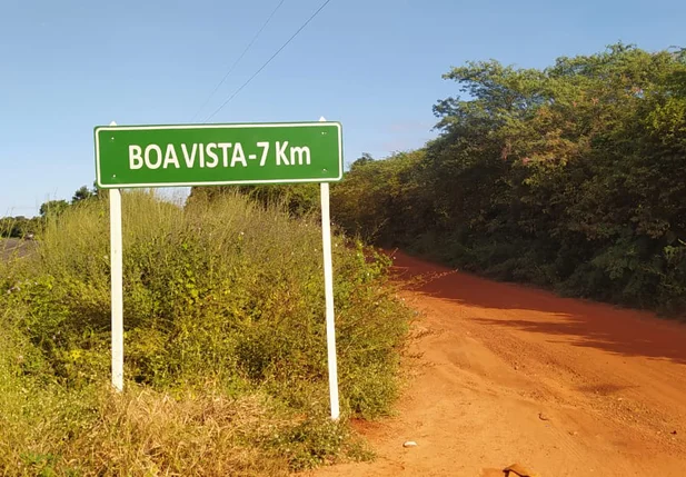 Sinalização nas estradas vicinais