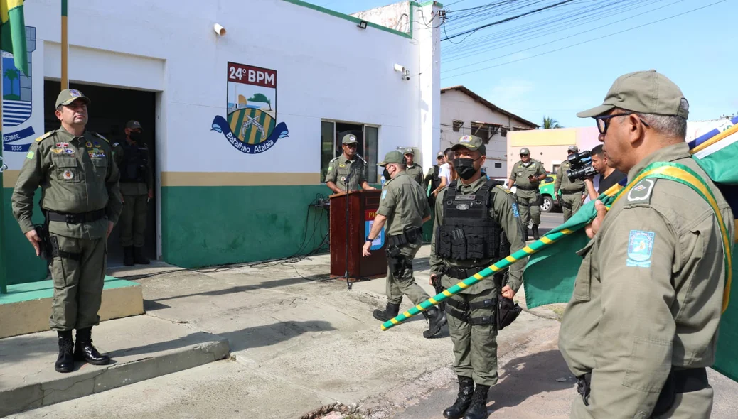 Solenidade de passagem de comando do Batalhão de Luís Correia