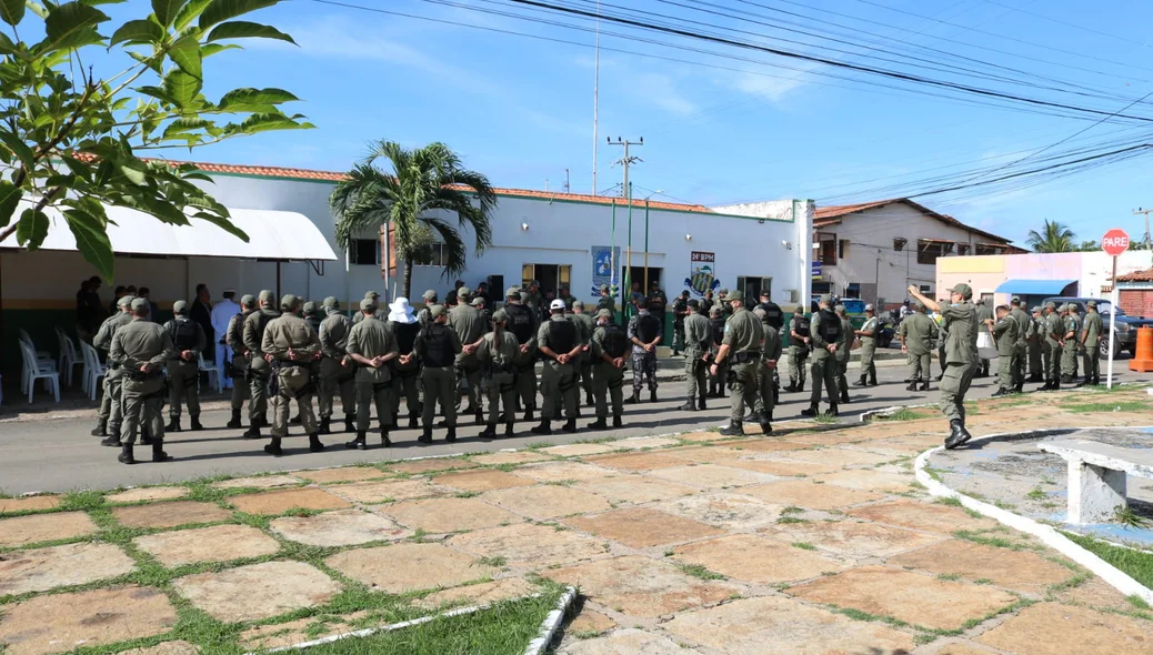 Solenidade no 24º BPM em Luís Correia