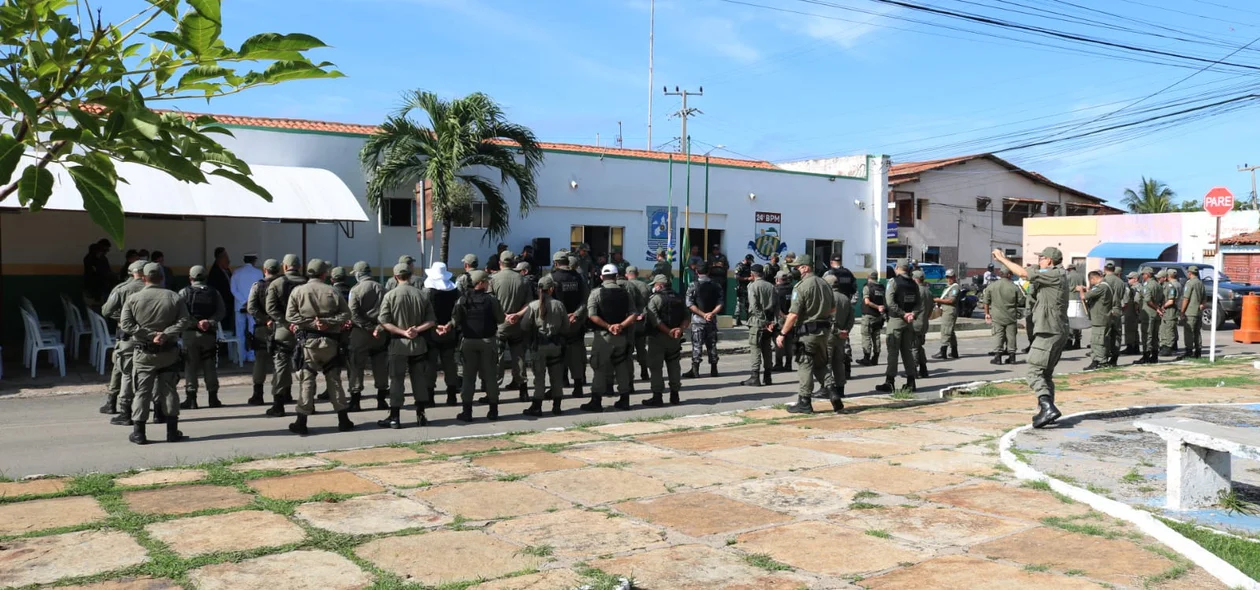 Solenidade no 24º BPM em Luís Correia