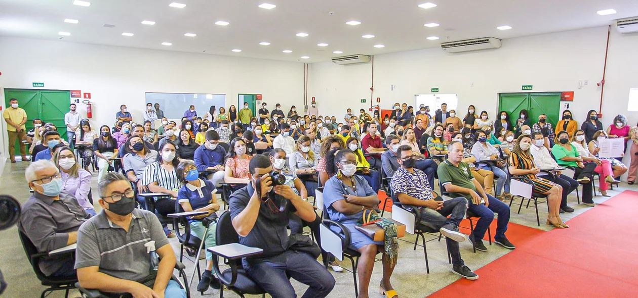 Solenidade no novo auditório da Sasc em Teresina