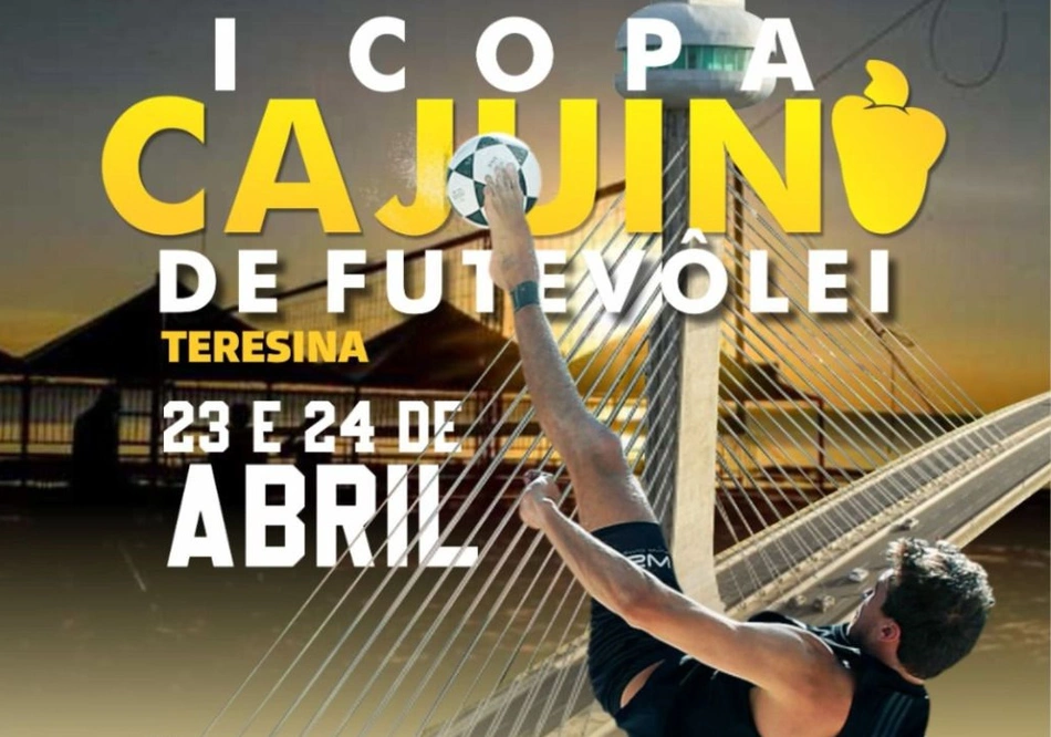 Teresina sedia a I Copa Cajuína de Futevôlei a partir deste sábado (23)