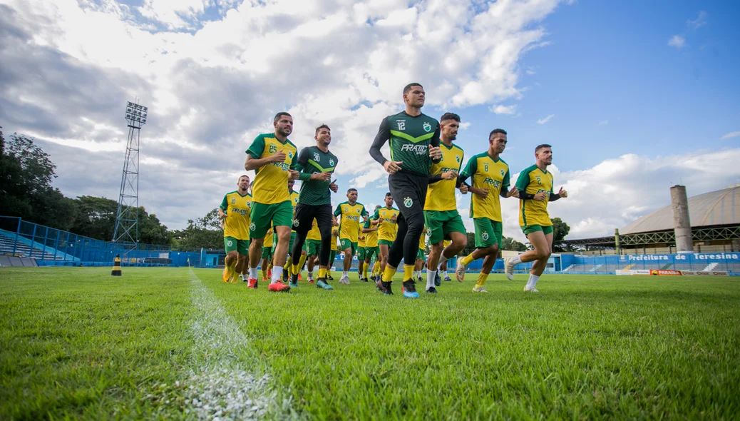 Treino aconteceu no Lindolfo em Teresina
