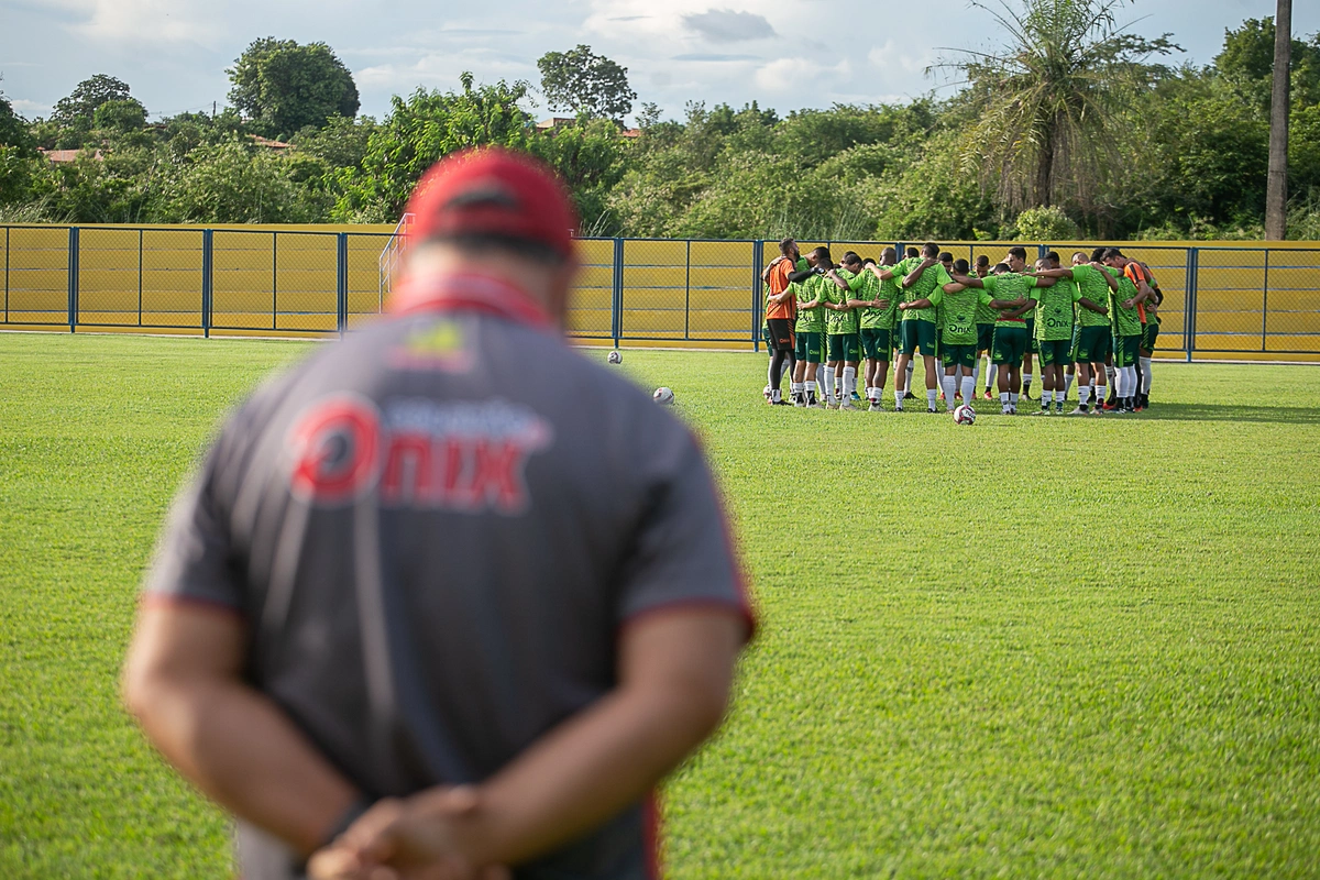 Treino do Fluminense-PI