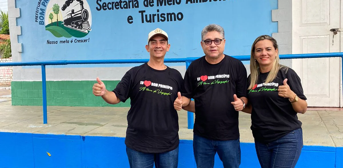 Vereadora Dorinha ao lado do secretário Chico e o Deputado João Madison