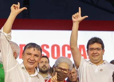 Wellington Dias e Rafael Fonteles