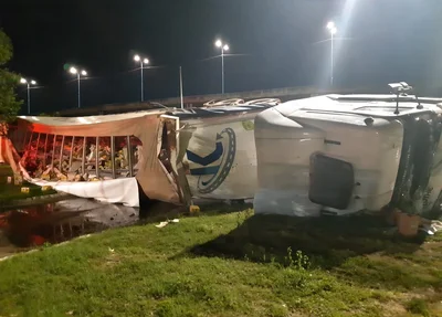 Acidente aconteceu na Avenida Miguel Rosa