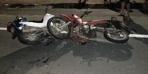 Acidente entre motos em Parnaíba