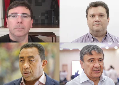 Ajosé Fontinelle, Fábio Sérvio, Joel Rodrigues e Wellington Dias