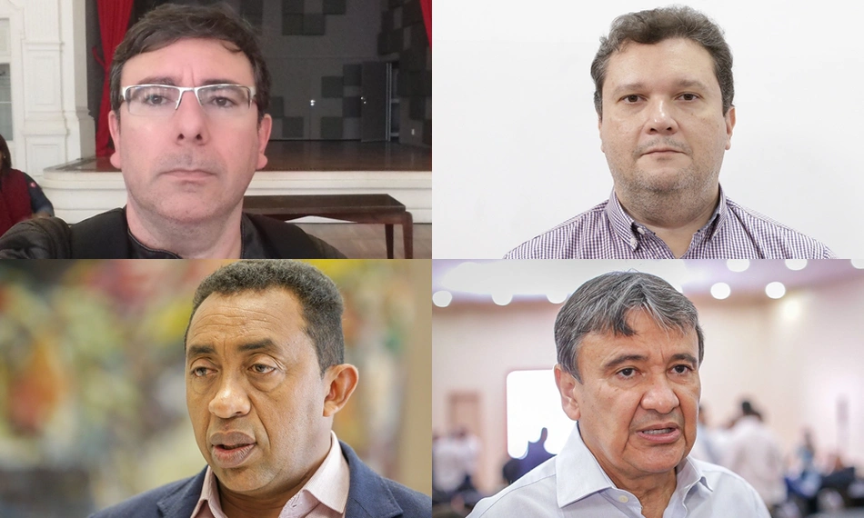 Ajosé Fontinelle, Fábio Sérvio, Joel Rodrigues e Wellington Dias