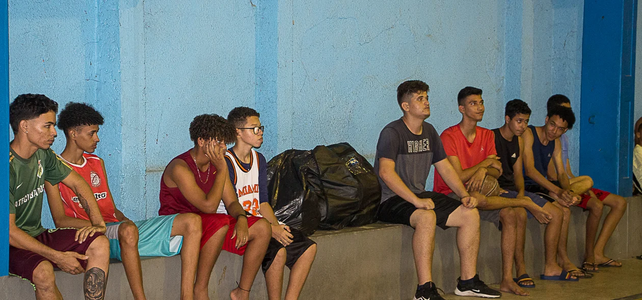 Alunos do projeto