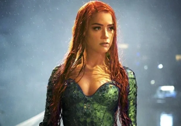 Amber Heard como a personagem Mera em ‘Aquaman’.
