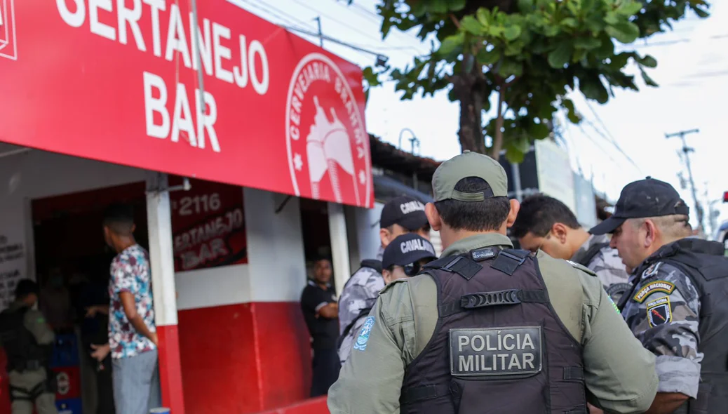 Após o crime, equipes da PM iniciaram diligências