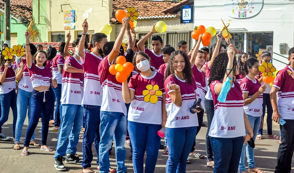Caminhada da campanha "Faça Bonito"