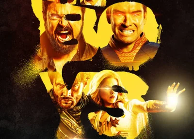 Cartaz oficial da terceira temporada da série 'The Boys', do Amazon Prime Video.
