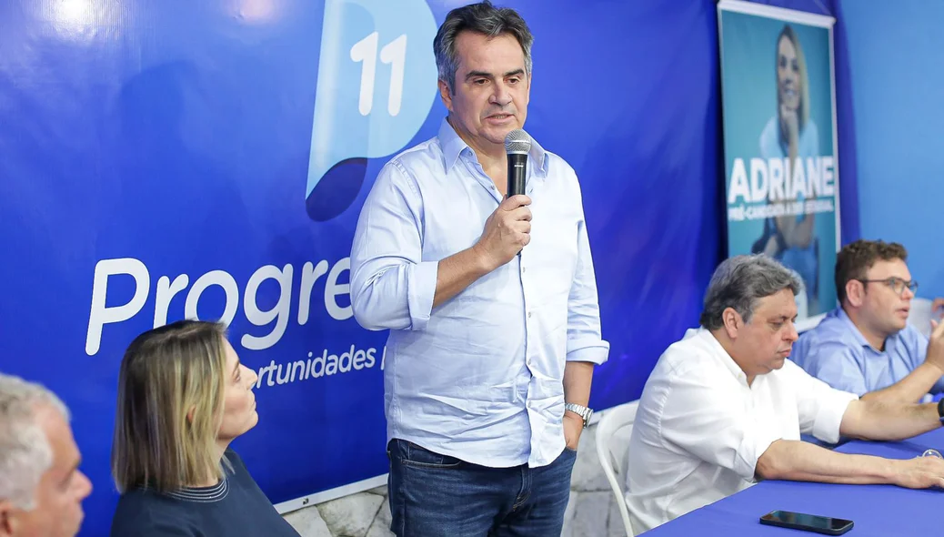 Ciro Nogueira durante seu pronunciamento