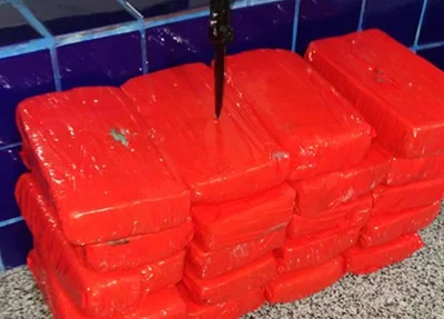 Cocaína apreendida pela PRF