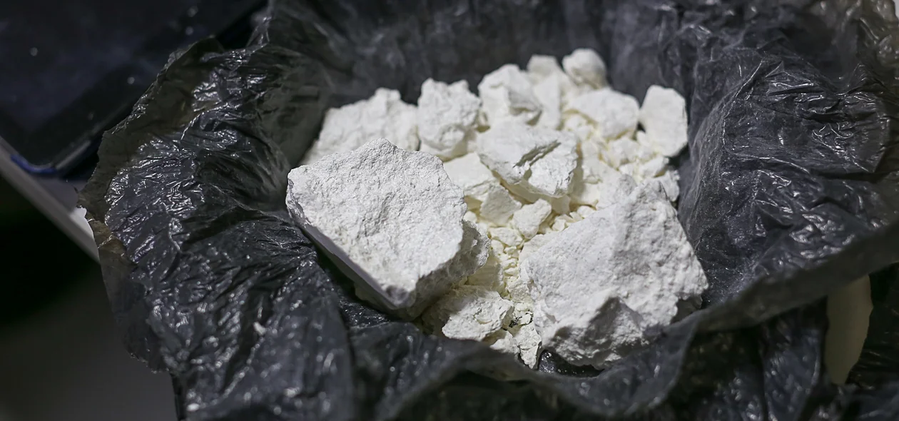 Cocaína apreendida