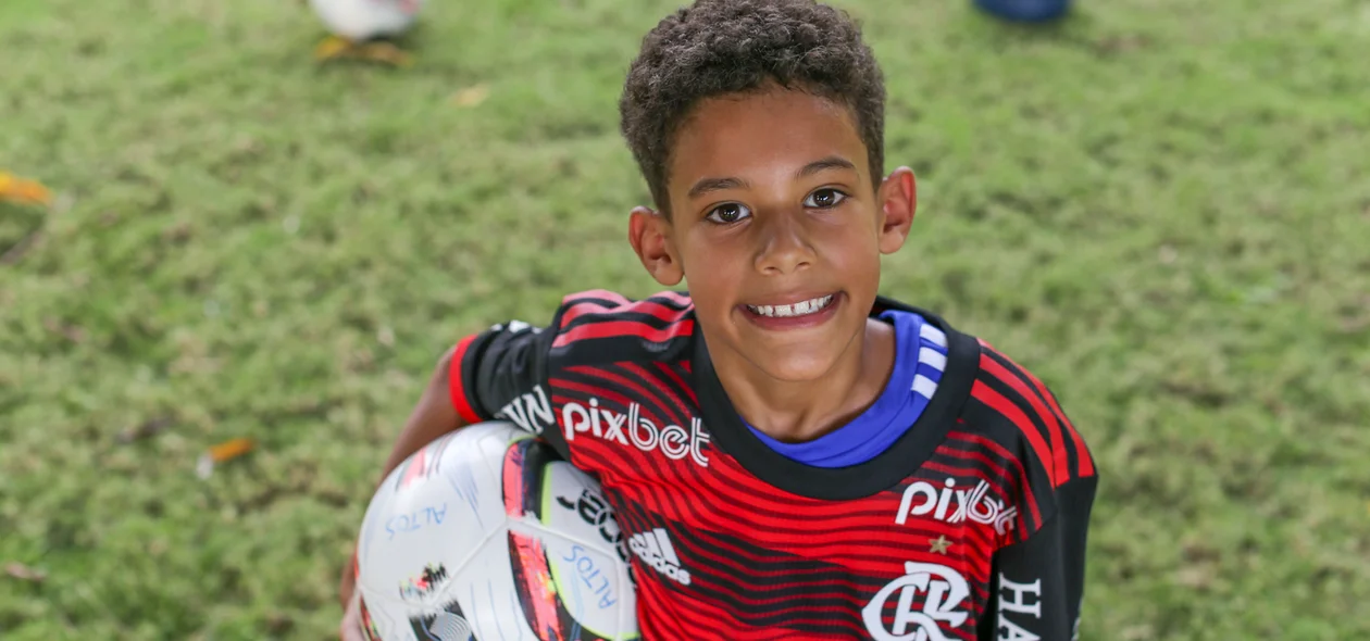 Davi no treino do Altos