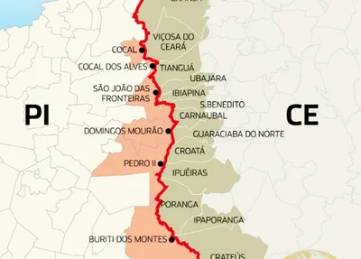Divisa entre Piauí e Ceará