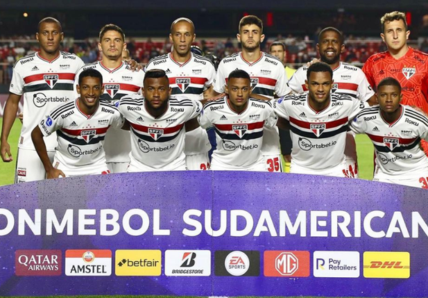 Elenco do São Paulo para jogo da Sul-Americana 2022