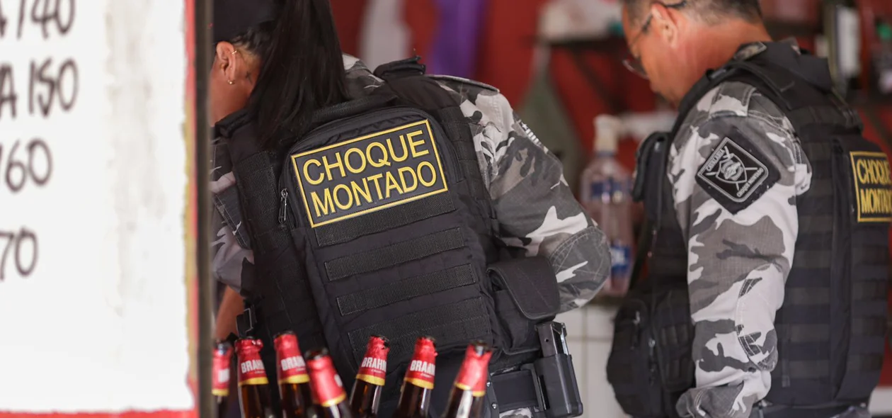 Equipes da PM foram ao local do crime