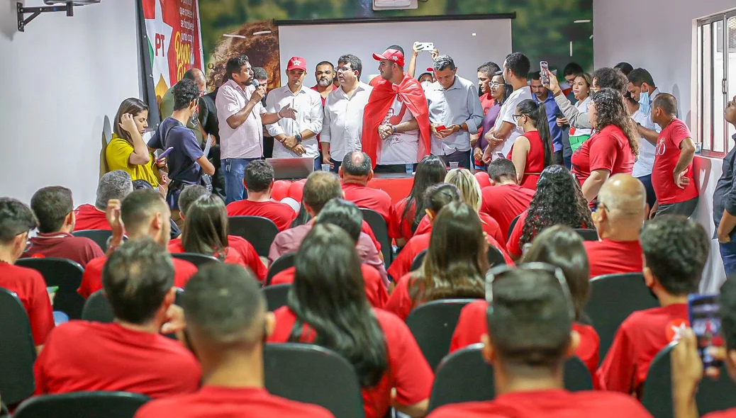 Evento reuniu vários militantes e apoiadores