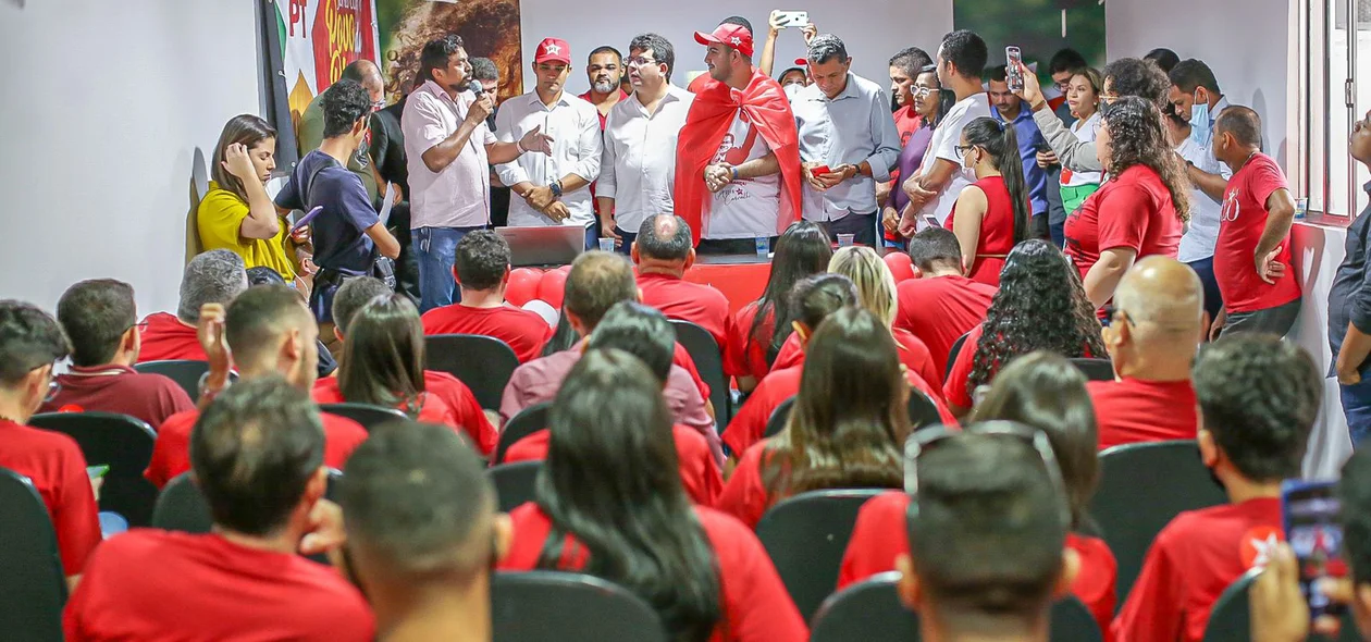 Evento reuniu vários militantes e apoiadores