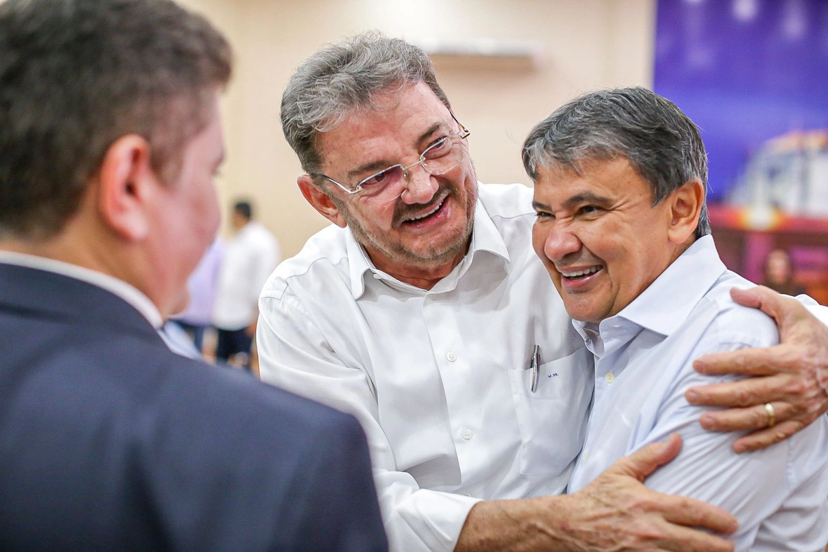 Ex-governador Wilson Martins e Wellington Dias