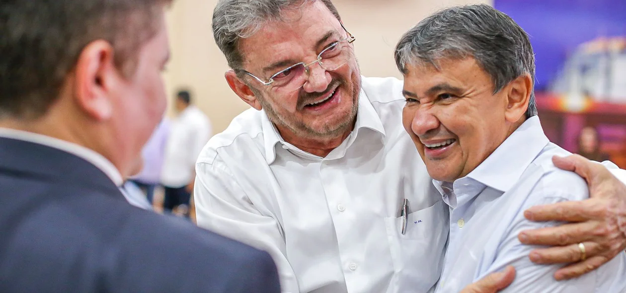 Ex-governador Wilson Martins e Wellington Dias
