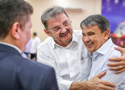 Ex-governador Wilson Martins e Wellington Dias