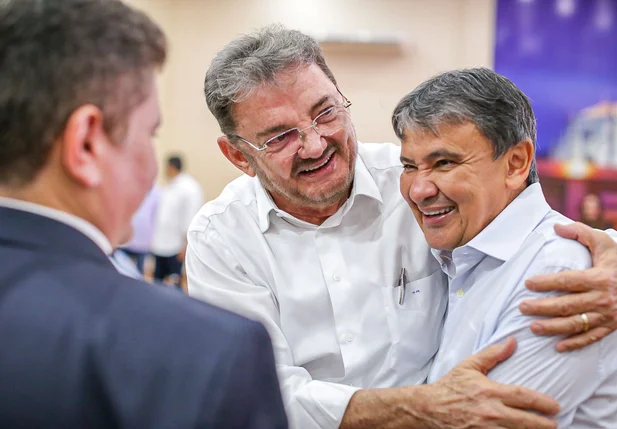 Ex-governador Wilson Martins e Wellington Dias